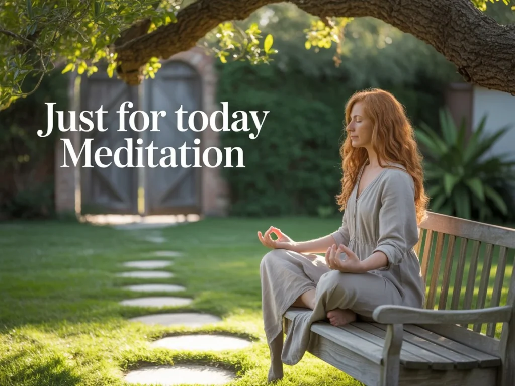 JUST FOR TODAY MEDITATION
