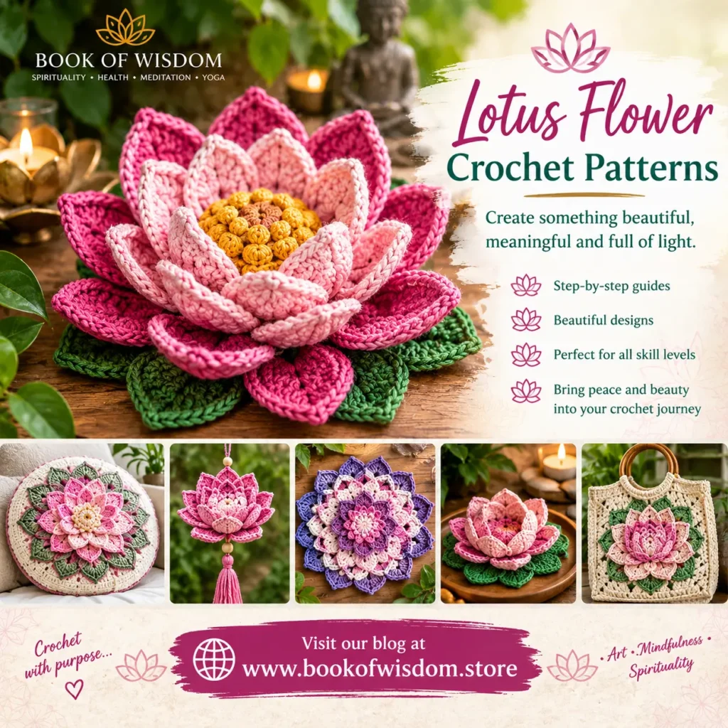 Lotus Flower Crochet Patterns